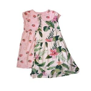 (2) Girls 5T Old Navy Spring Summer Dresses  Bundle Lot GUC